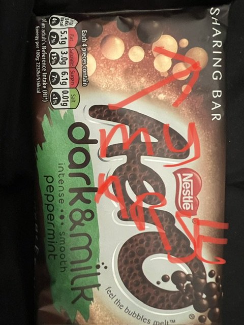 Mine - not sharing with anyone