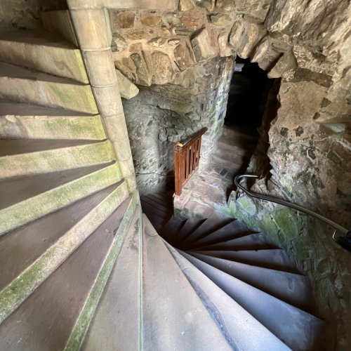 Huntly Castle - So many stairs