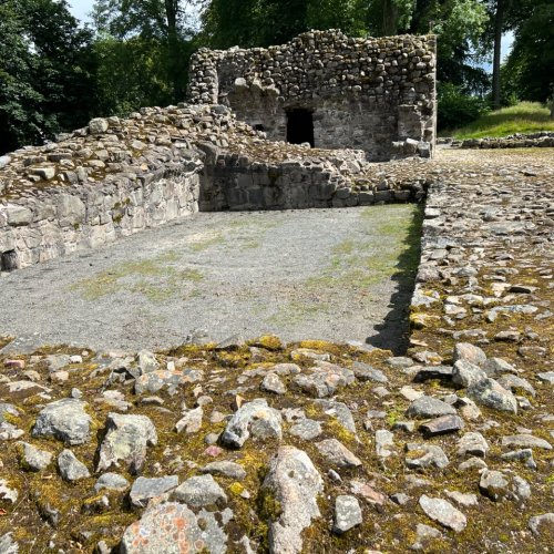 Huntly Castle - original keep