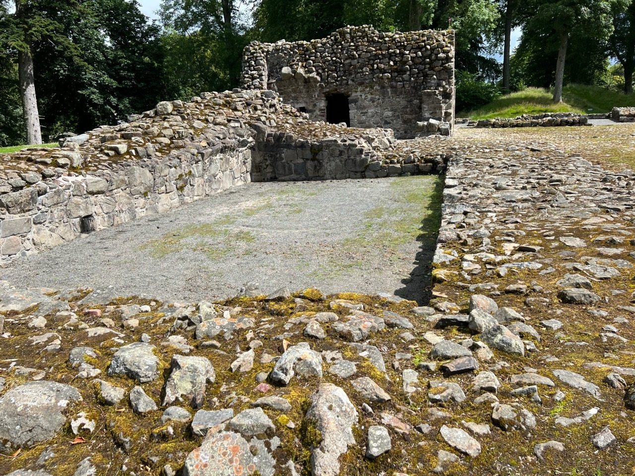 Huntly Castle - original keep