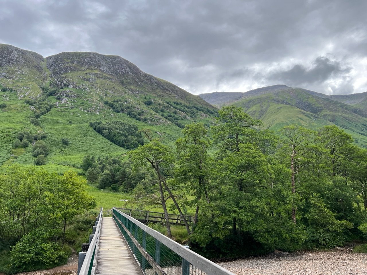 About to cross the river 