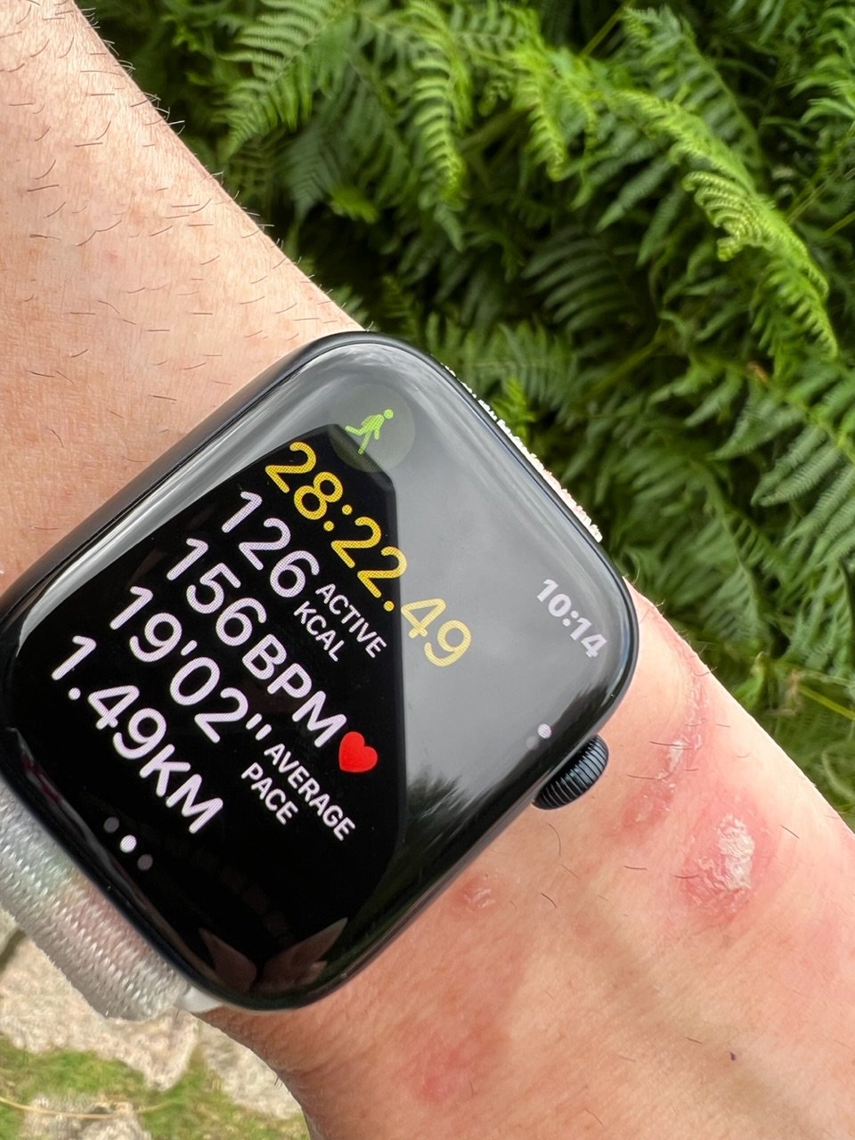 not even started and my body's complaining