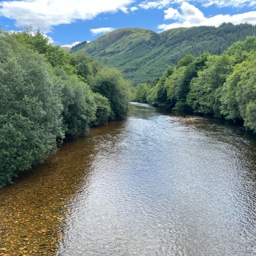 Crossing back over the river 