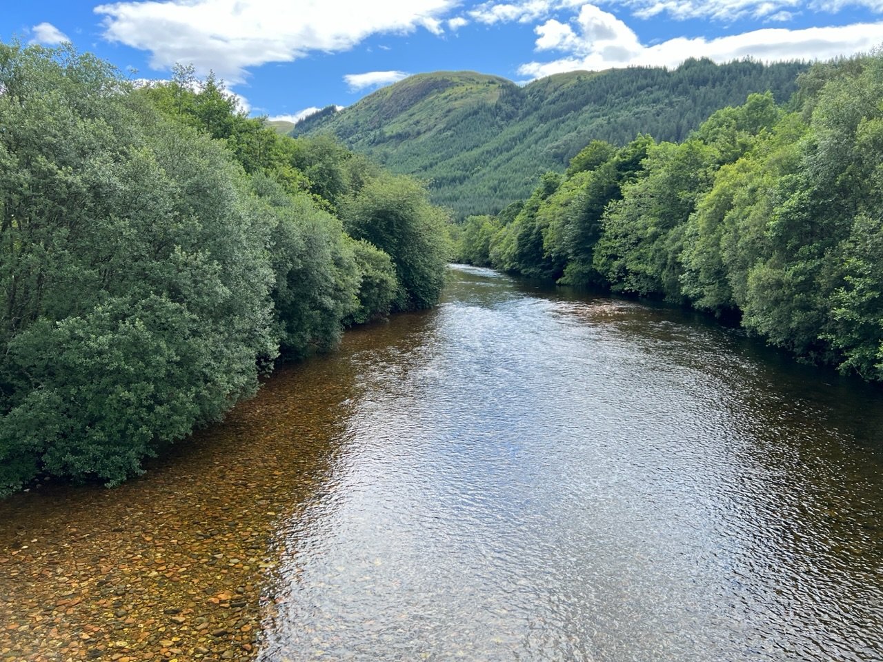 Crossing back over the river 