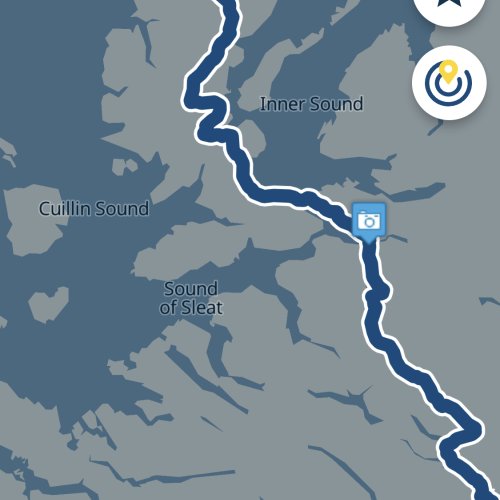 My Route to Skye Camping and Caravanning club Site