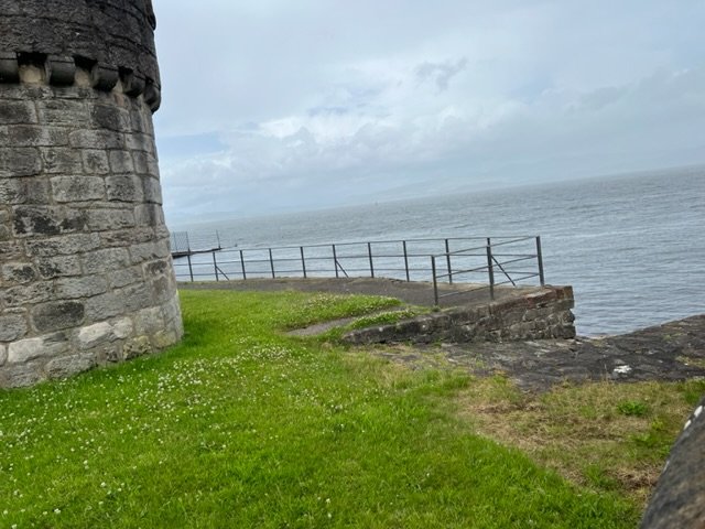 Newark Castle has it's own slip way