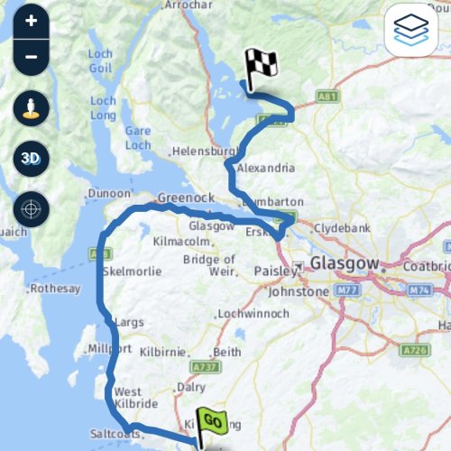 Despite the sporadic showers, lets take the long way round